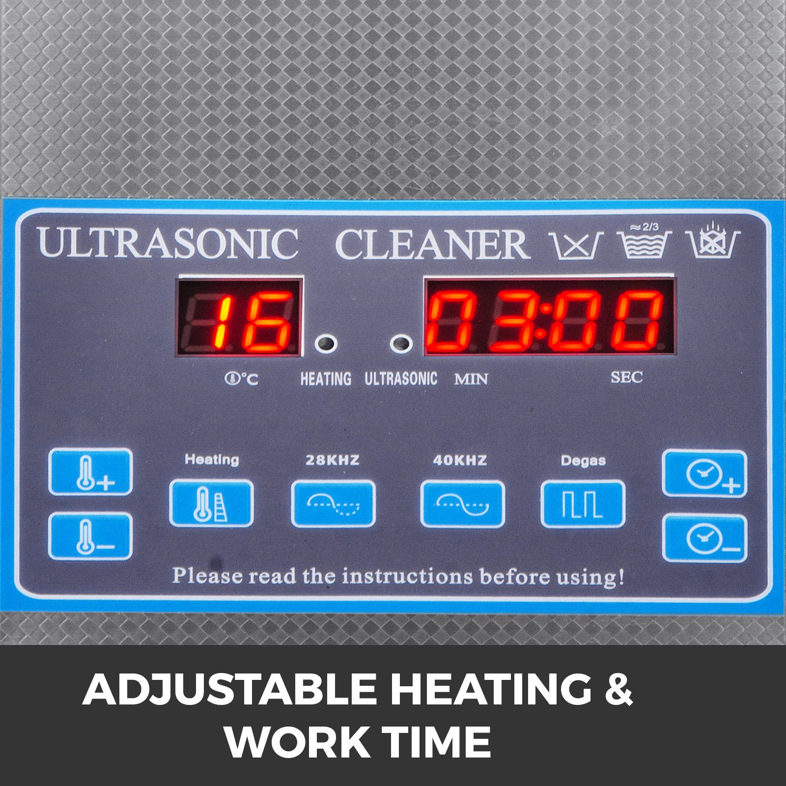 3.2l Digitaler Ultraschallreiniger Mit Heizung 28 / 40khz Entgasen