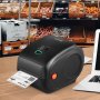 VEVOR Thermo-Etikettendrucker 300DPI Edikettendruckgerät  Labeldrucker 3600 Etiketten pro Stunde Versandetiketten Drucker Bluetooth/USB Automatische Etikettenerkennung Windows Mac OS Linux Chromebook