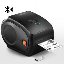 VVEVOR Thermo Etikettendrucker Thermodrucker Labeldrucker Bluetooth USB 300DPI