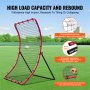 VEVOR Baseball- und Softball-Rebounder-Netz, 4 x 5,5 Fuß PitchBack Baseball Pitching Nest, Pitch Return Trainer Rebound-Netz mit Pitching-Ziel, All-Angle-Fielding-Rebound-Netz für Grounders Pop Flies