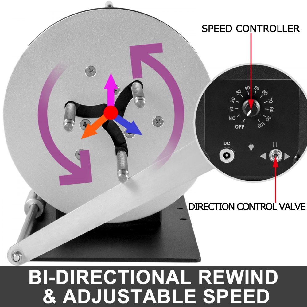 Automatische Etikettenaufwickler Label Rewinder Workroom Printing Barcode R7