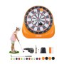VEVOR aufblasbares Fußball-Dartboard, über 1,30 m hohes riesiges Fußball-Dartboard mit 4 Kickbällen & 12 Tennisbällen & Luftpumpe,ideal für riesige Gartenspiele, riesiges Kick-Darts-Spiel