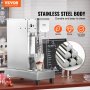 VEVOR Eiscreme-Mixer, 750 W Hochgeschwindigkeits-Eiscreme-Maschine, Mixer, Rührmaschine 1740 U/min, Eiscreme-Shaker aus Edelstahl 304, langer Griff + PC-Schutzschild, anpassbar mit jeder Eiscreme-Sorte