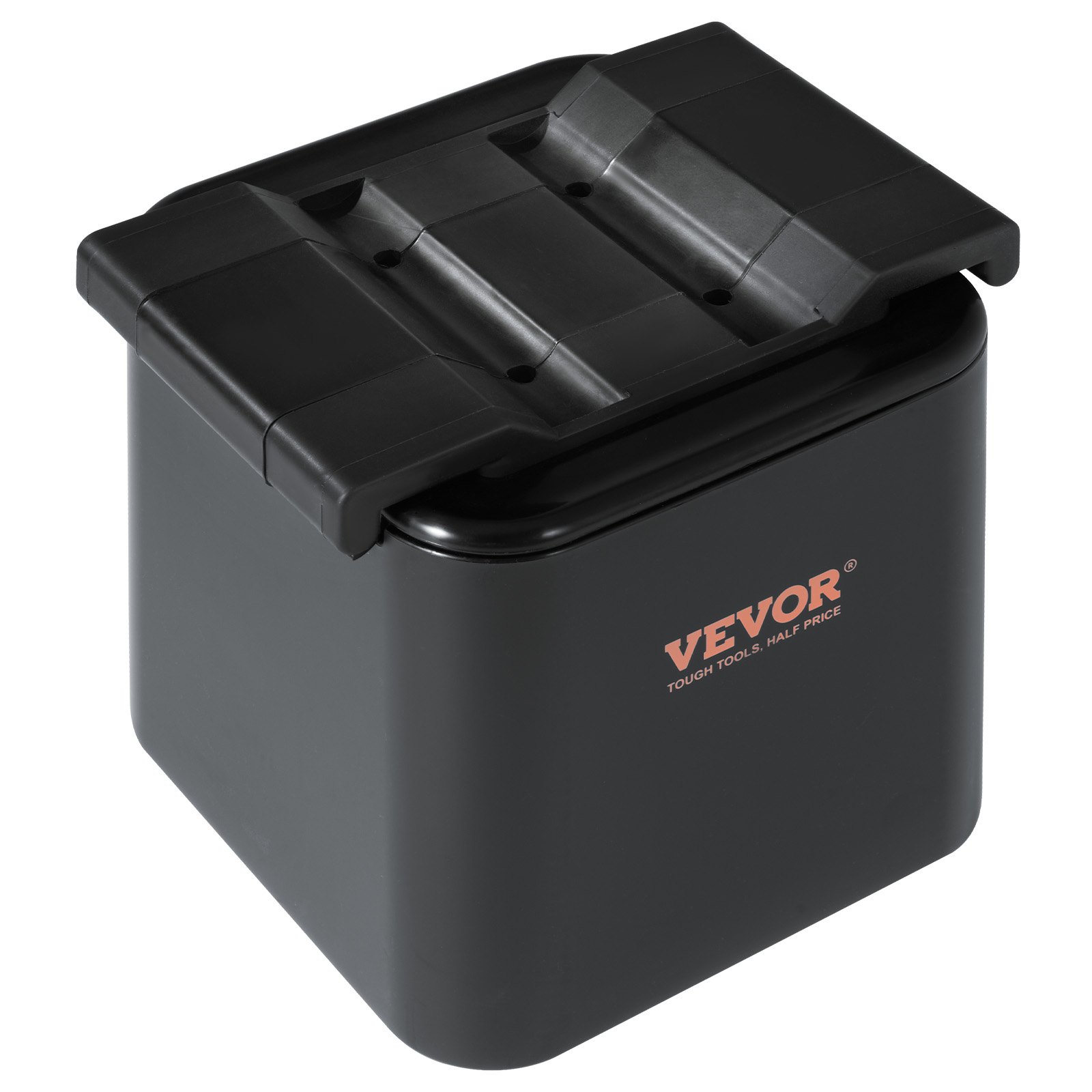 VEVOR 4-teiliger Eiswürfelbereiter Eiswürfelformen 6 cm Eiskugel Eiswürfelform Eiskugelforner mit Aufbewahrungstasche, Strapazierfähige Eiswürfelformen Eiswürfelbehälter Schwarz Whisky, Americano