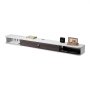 VEVOR TV Schrank hängend Wandhalterung, Fernsehschrank mit Kabelloch, schwebendes TV-Regal mit Stauraum für DVD-Player Kabelbox Spielekonsole, Hängeschrank 52 kg belastbar Weiß 180 cm Länge