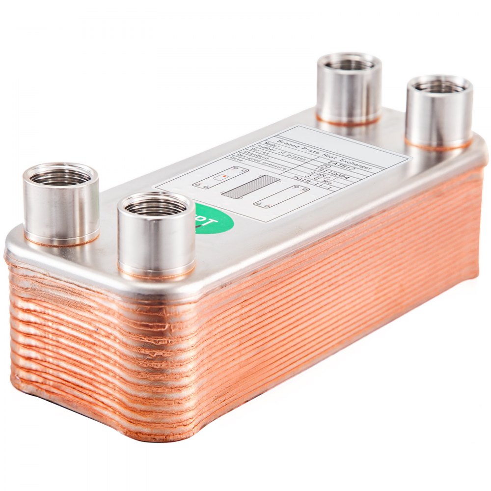 316 Edelstahl Wärmetauscher 20 Platten Plattenwärmetauscher Wärmeüberträger