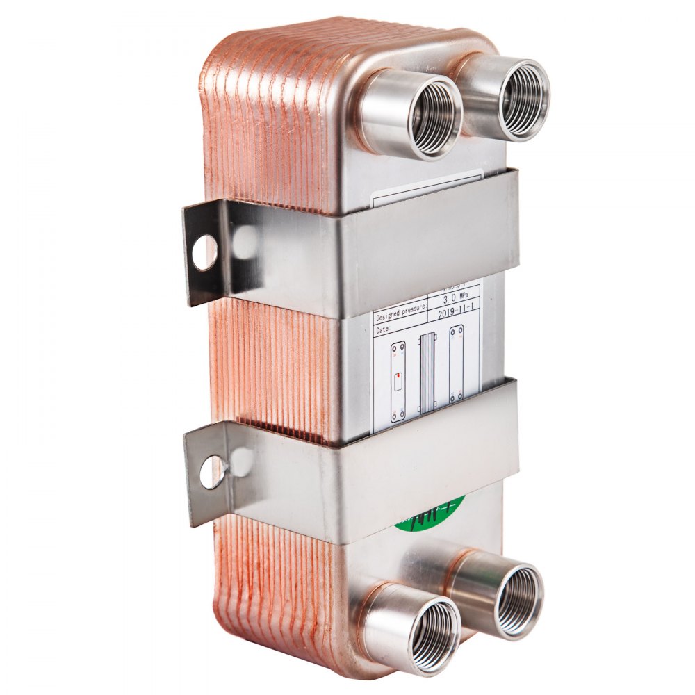 316 Edelstahl Wärmetauscher 20 Platten Plattenwärmetauscher Wärmeüberträger