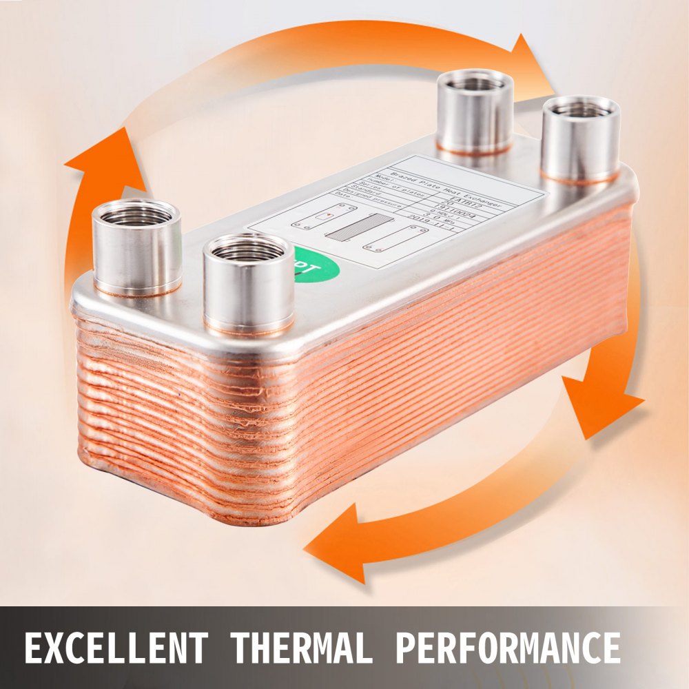 316 Edelstahl Wärmetauscher 20 Platten Plattenwärmetauscher Wärmeüberträger