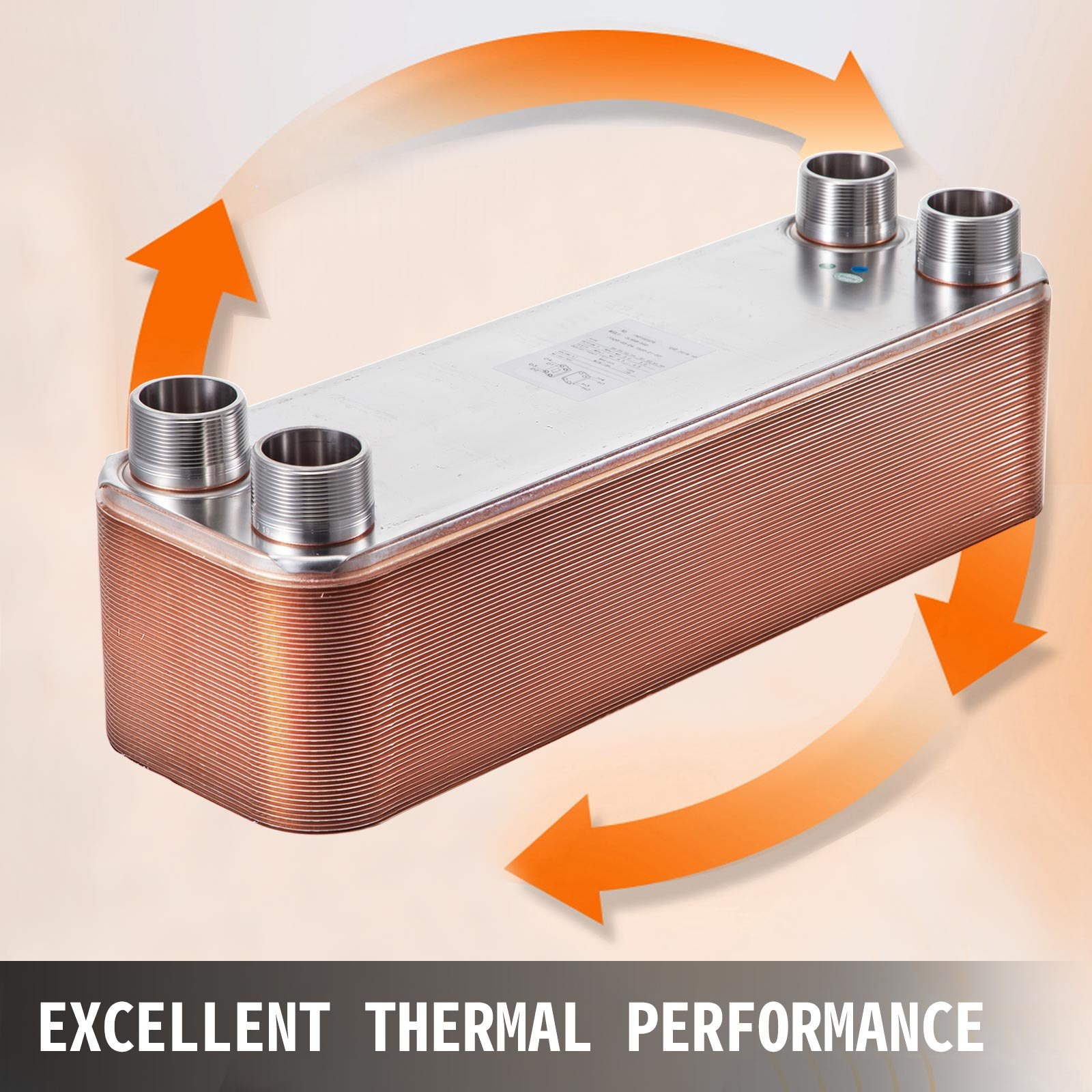 Plattenwärmetauscher 316 Edelstahlwärmetauscher Für Heizung Zl95b-50d