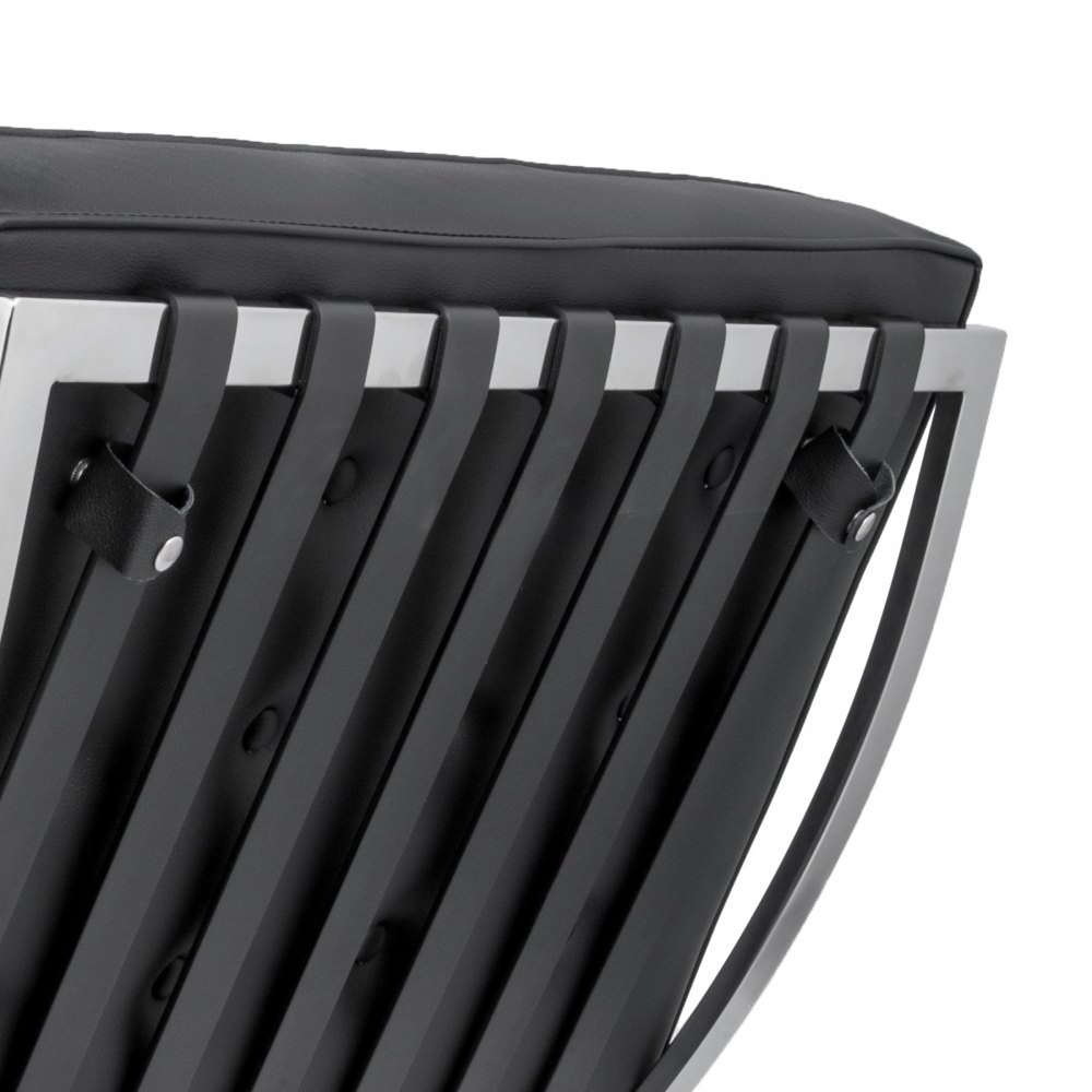 Retro Chair Barcelona Stil Lounge Chair Pu Leder Lounge Chair Für Wohnzimmer