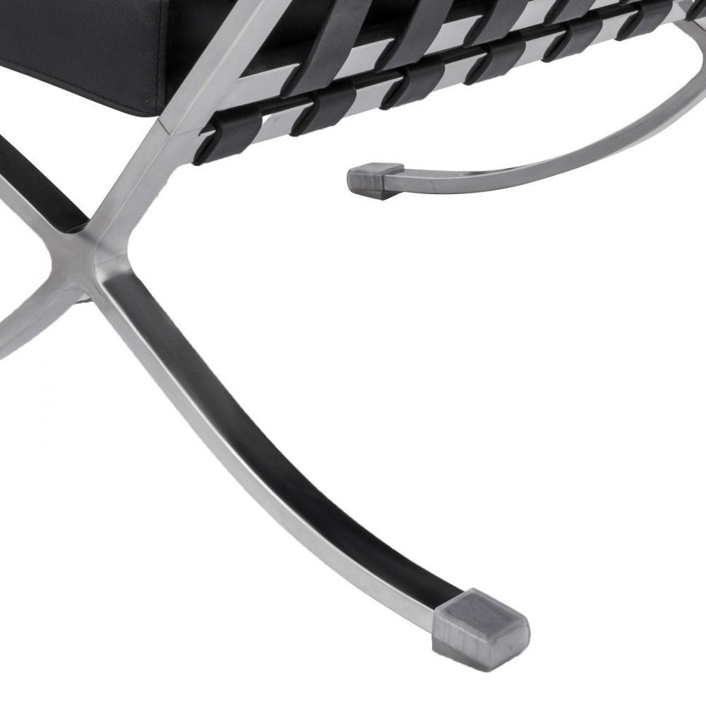 Retro Chair Barcelona Stil Lounge Chair Pu Leder Lounge Chair Für Wohnzimmer