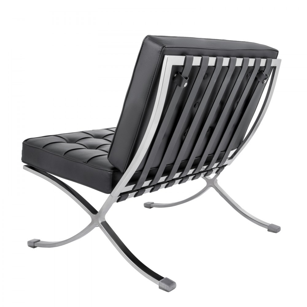 Retro Chair Barcelona Stil Lounge Chair Pu Leder Lounge Chair Für Wohnzimmer