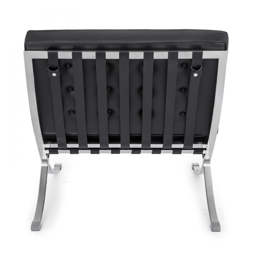 Retro Chair Barcelona Stil Lounge Chair Pu Leder Lounge Chair Für Wohnzimmer