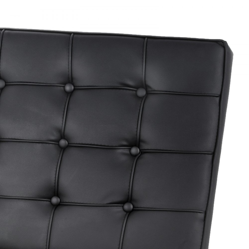 Retro Chair Barcelona Stil Lounge Chair Pu Leder Lounge Chair Für Wohnzimmer