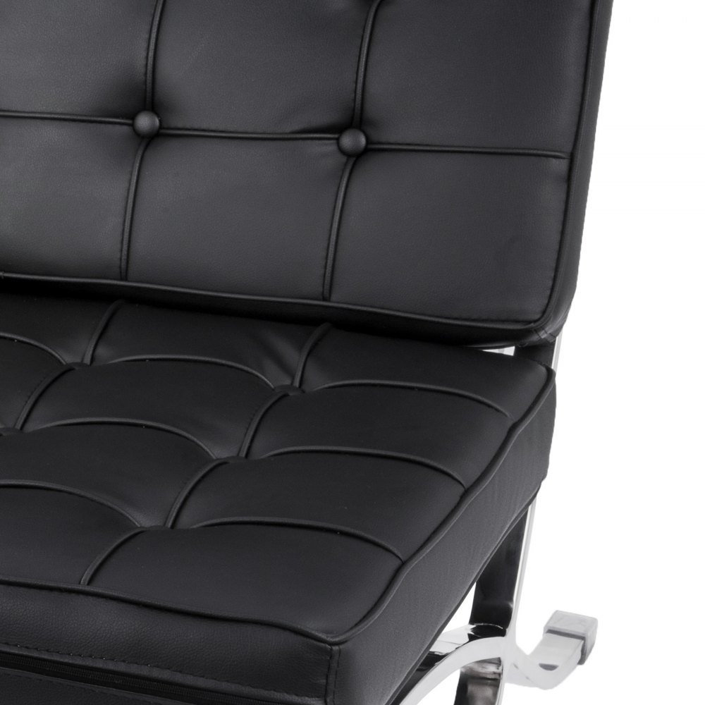 Retro Chair Barcelona Stil Lounge Chair Pu Leder Lounge Chair Für Wohnzimmer