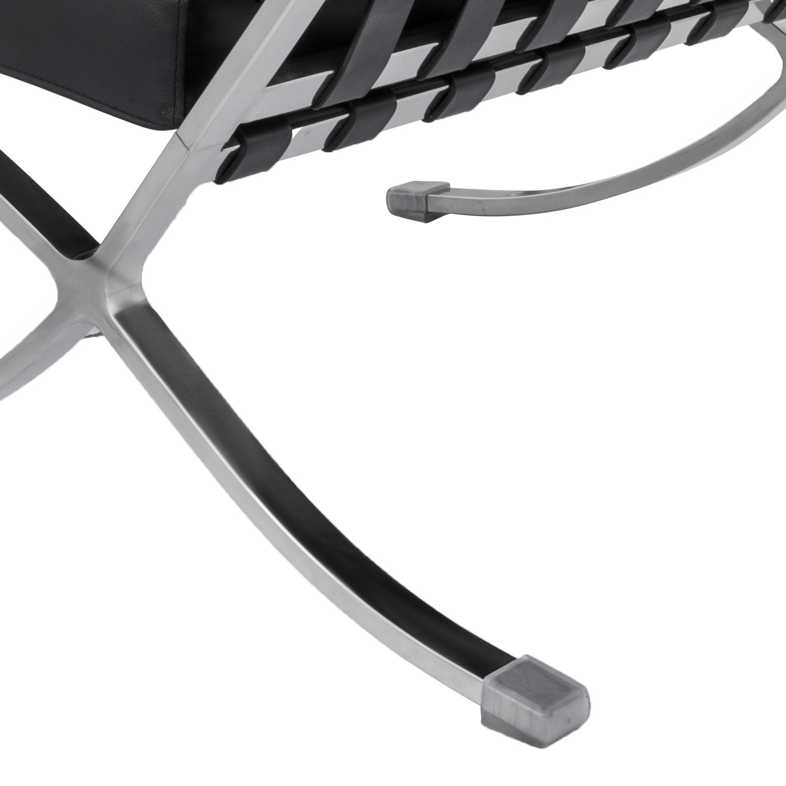 Retro Chair Barcelona Stil Lounge Chair Pu Leder Lounge Chair Für Wohnzimmer