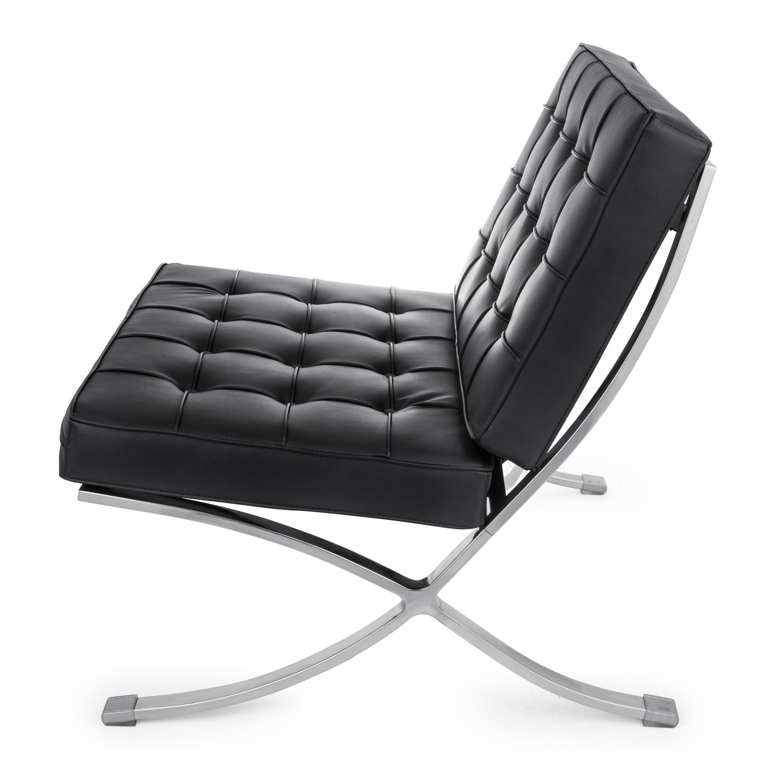 Retro Chair Barcelona Stil Lounge Chair Pu Leder Lounge Chair Für Wohnzimmer