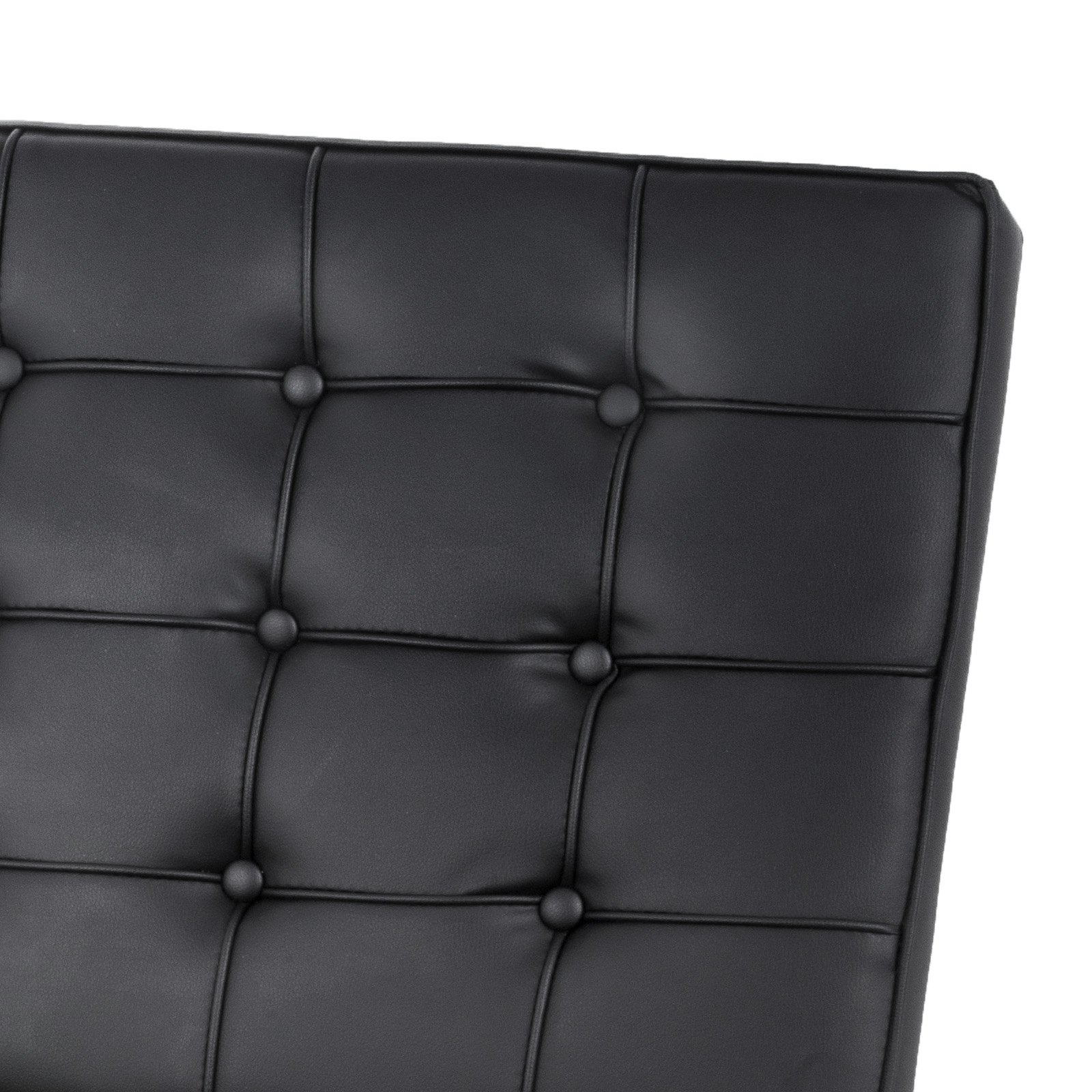 Retro Chair Barcelona Stil Lounge Chair Pu Leder Lounge Chair Für Wohnzimmer