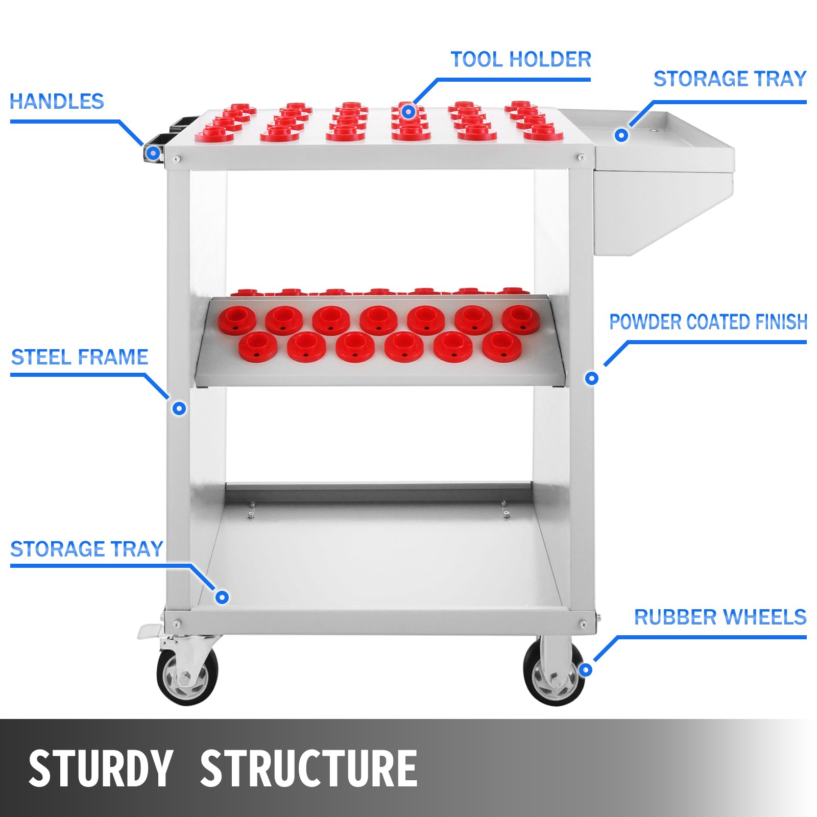 Bt30 Cnc Werkzeugträger Werkzeugwagen Einsätzen Workstation Werkzeug Neu
