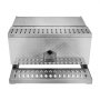 VEVOR Sattel-Trittkasten, 760x750x400 mm, Werkzeugkasten aus Alu, Aufbewahrungsbox für Einstiegsstufe der Fahrerkabine mit T-Griff, Schloss & Schlüsseln für Pritschenwagen, Kräne & Sattelschlepper