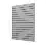 VEVOR Werkzeugwand 1230x1235x20mm, PVC-Garagen-Lamellenwand, grauer Wand-Organizer 136 kg pro Platte, Lamellenwandpaneel mit Kupplungsstruktur & DIY-Zuschnitt, geeignet für Lagerung & Präsentation