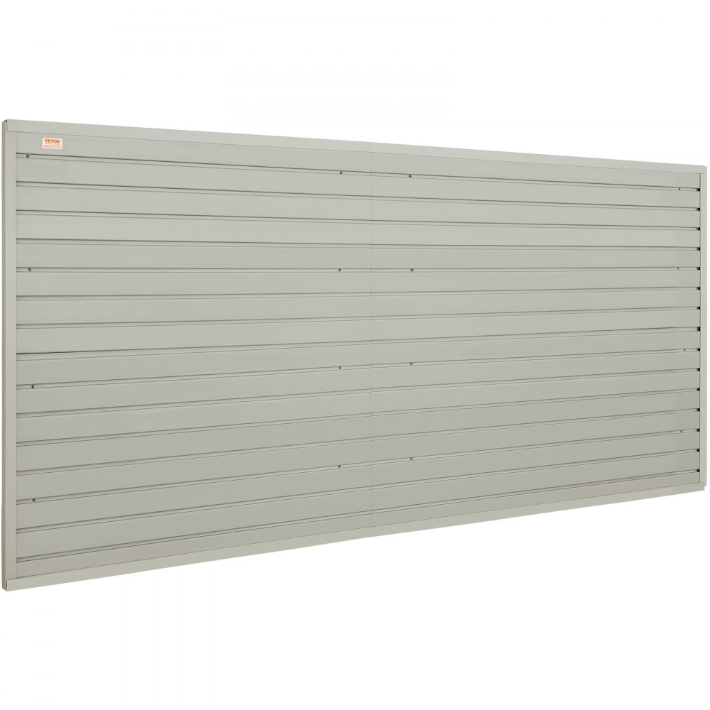 VEVOR Wandpanel Werkzeugwand 243,8x129,1cm Wandpaneel WPC Werkzeughalter Organizer, Lamellenwand Slatwall Stecktafel Pegboard Wandhalterung Ideal für Werkstatt Lager Keller Werkbank Garage