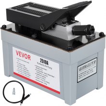 VEVOR Hydraulische Fußpumpe 2510A, Luftbetätige Pedal, Zylinder Hydraulikpumpe 6,2 kg, Lufthydraulikpumpe aus Luftfahrtaluminium, Fußbetätigte Hydraulikpumpe für Automobilindustrie, Luftfahrt 75mpa