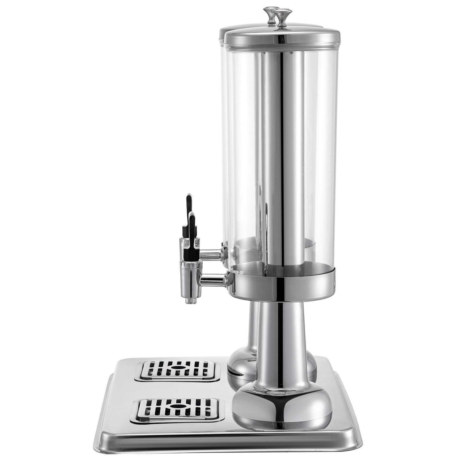 Saftspender Getränkespender 2x11l Wasserspender Dispenser Mit Zapfhahn Edelstahl