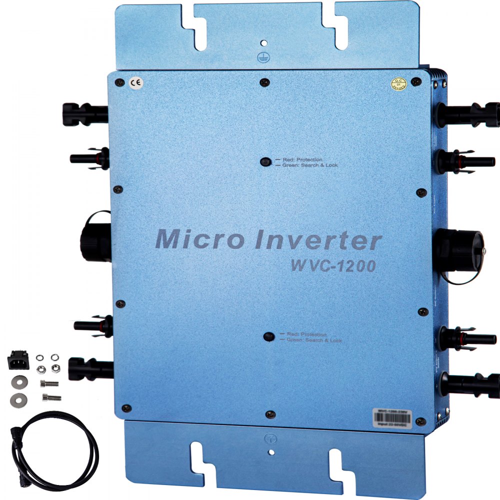 Vevor Wechselrichter-inverter Wvc 1200 W Solar Grid Tie Micro Ip65 Wasserdicht