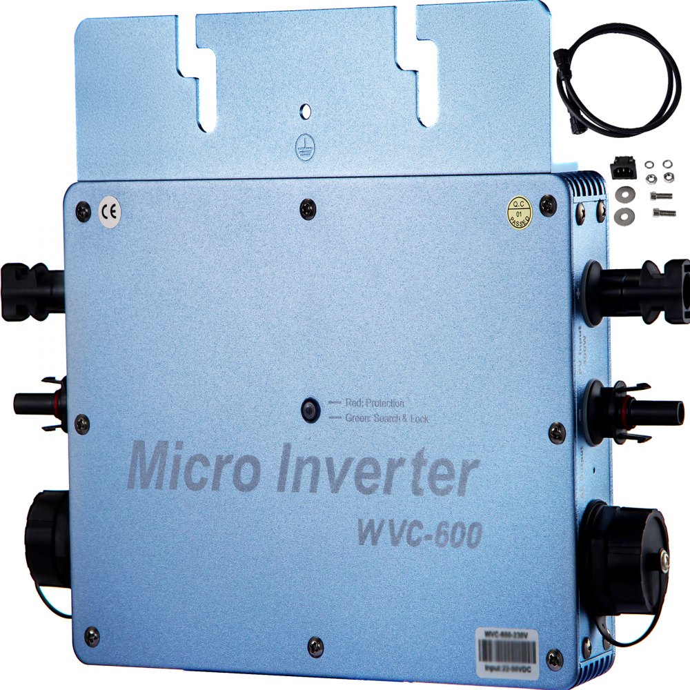 Vevor Solar Grid Tie Micro-wechselrichter Wvc 600w Solar Micro Inverter  Ip65