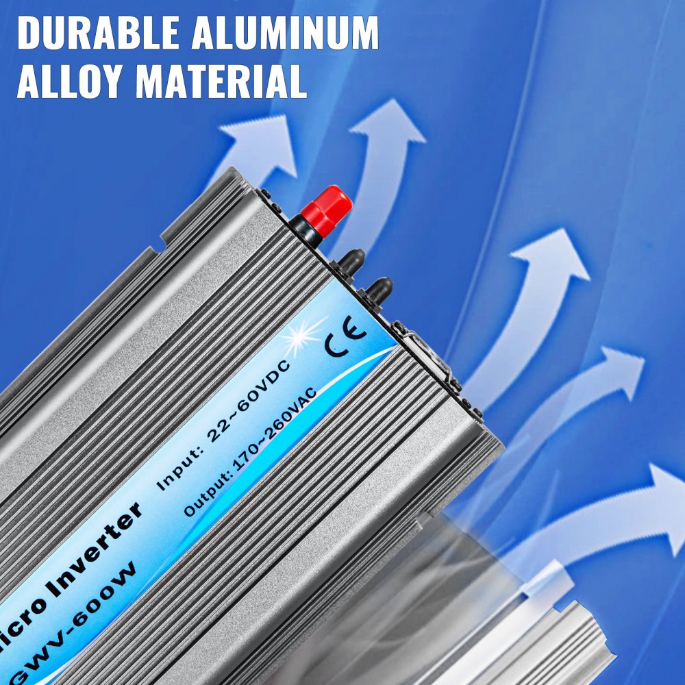 Vevor Mppt Power Inverter 600 W Grid Tie Solar Wechselrichter Grid Tie System