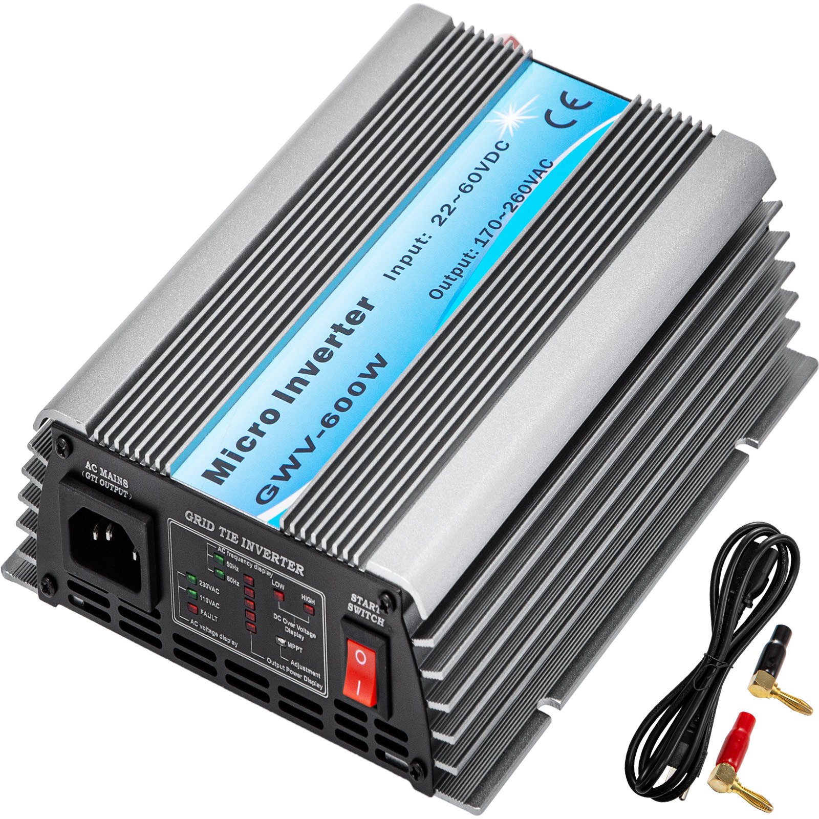 Vevor Mppt Power Inverter 600 W Grid Tie Solar Wechselrichter Grid Tie System