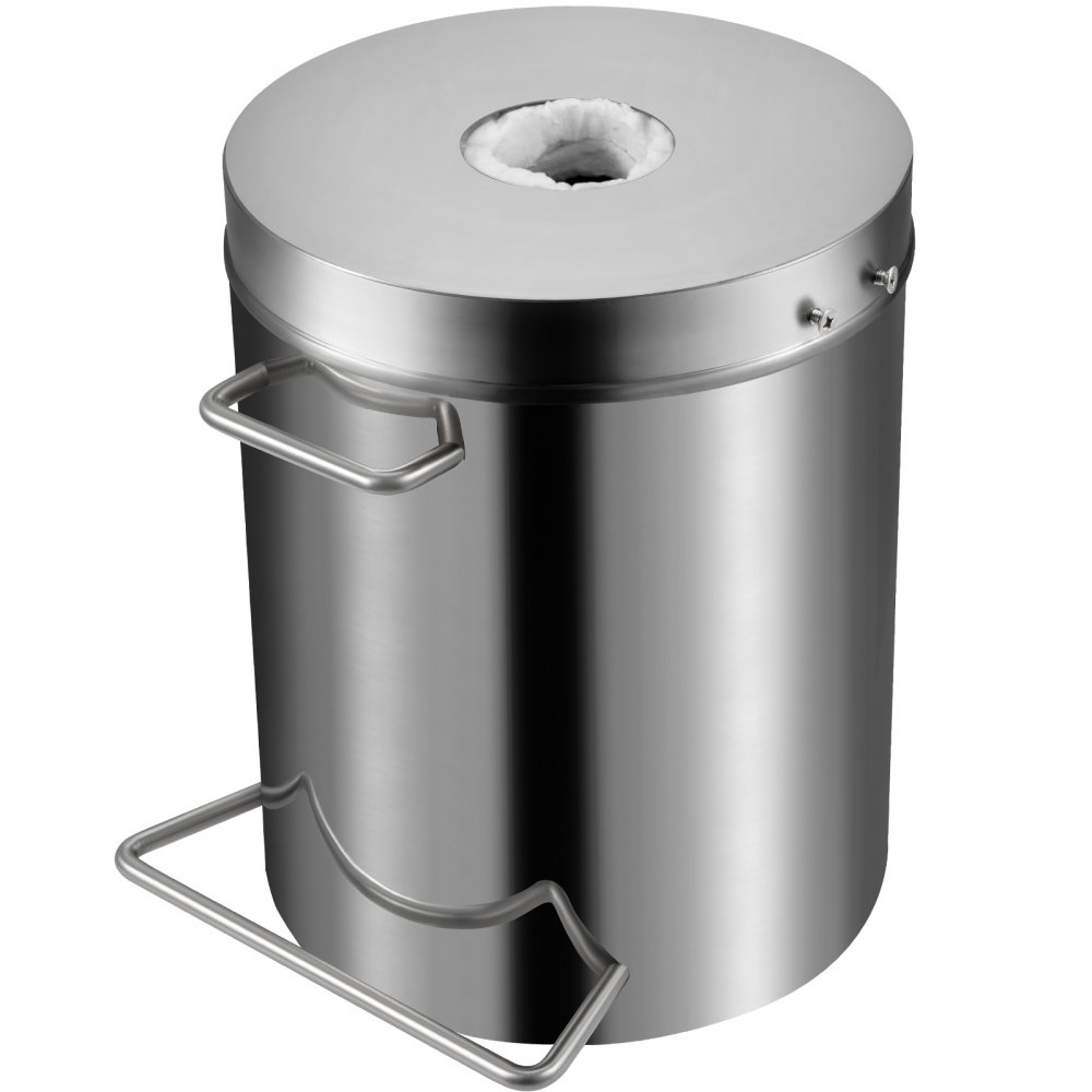 VEVOR Schmelzofen Propan Metall Schmelzofen 12 kg, Edelstahl Schmelzofen Gas 1482 ℃ inkl. 2 x Brenner, 1 x Tiegel, Schmiede Messerherstellung Schmiedeset für Kupfer, Aluminium, Gold, Silber usw.