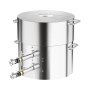 VEVOR Propan Schmelzofen Set 16 kg Gas Metall-Schmelzofen-Set, Doppelbrenner Gießerei Heimofen mit Tiegeln & Zangen, Schmelzgusswerkzeug für Gold Silber Kupfer Aluminium Metallrecycling