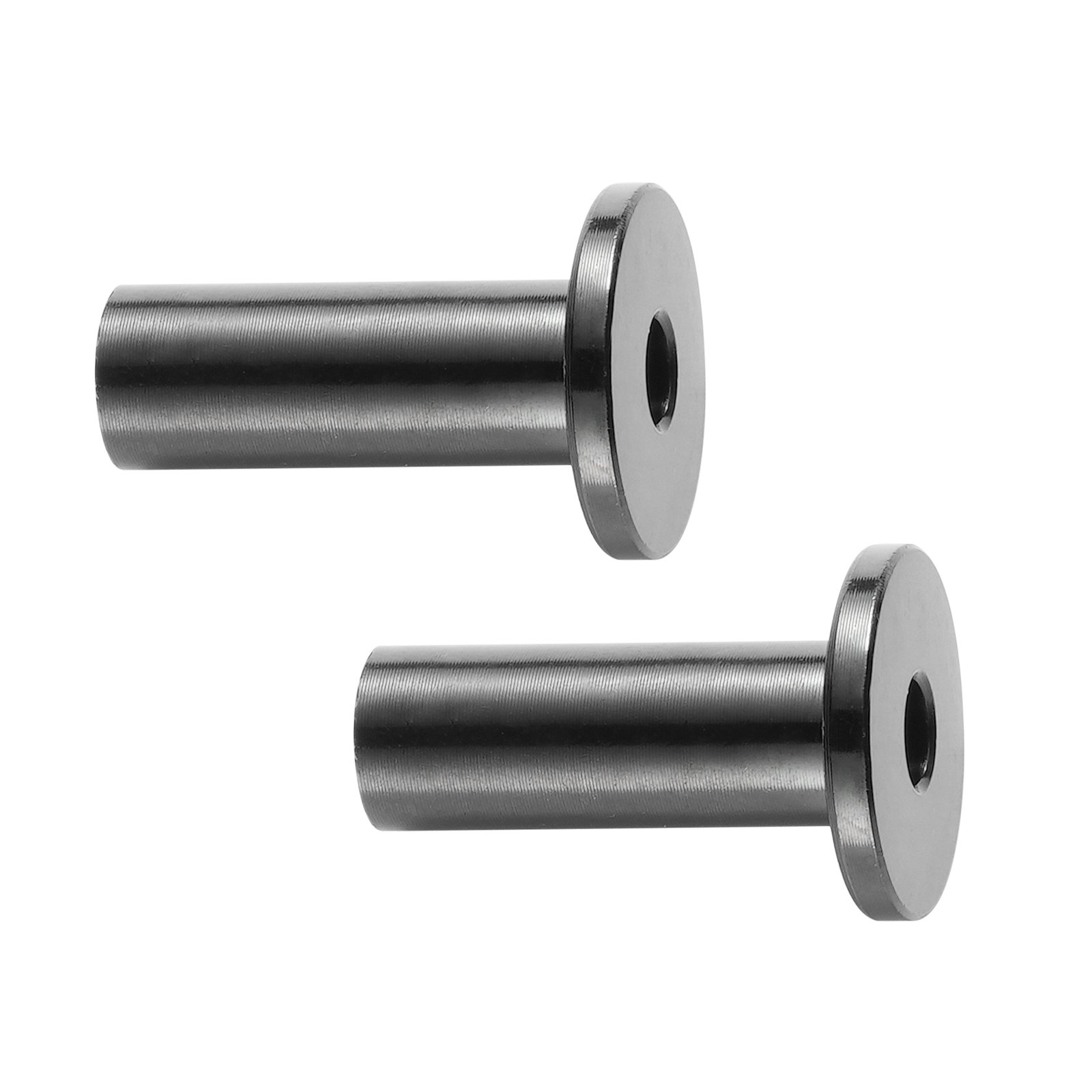 VEVOR 101 Stück T316-Edelstahl-Schutzhüllen für 1/8 Zoll Drahtseil-Kabelgeländer, DIY-Balustrade T316 in Marinequalität, mit einem kostenlosen Bohrer, schwarz