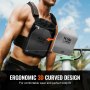 VEVOR Gebogene Gewichtswestenplatten 6,58 kg Paare, Premium-Gewichtsplatten aus Stahl, ergonomische Passform – WODs, Zusatzgewicht für Gewichtswesten Krafttraining Laufen intensives Training Grau