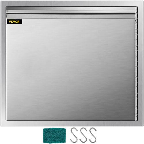 Vevor Kamintür 66 X 55,8cm Putztür Kühlschrank Edelstahl Einzeltür Küche