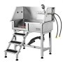VEVOR Professionelle Hundepflegewanne 863,6mm Edelstahl Tierbadewanne Hundewaschstation max.100kg Hunden Pflege Dusche Hundewaschanlage Haustierpflegewanne Hundedusche Waschwanne