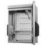 VEVOR Wasserdichtes Elektrogehäuse IP65, Schaltkasten aus Edelstahl mit Thermostat, Lüfter und Regenabdeckung, Abschließbarer Anschlusskasten Outdoor-Schaltschrank 40 x 20 x 50 cm