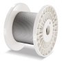 VEVOR Drahtseil-Set, Ф3,18mmx30,5m, 304 Edelstahlkabel, mit 124 Zubehörteilen, 7,1kN Bruchfestigkeit, 7x7 Litzen, Bauqualität für Marine & Flugzeuge, für Handläufe, Treppen, Terrassen, Zäune im Freien