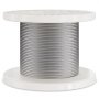 VEVOR Drahtseil-Set, Ф3,18mmx30,5m, 304 Edelstahlkabel, mit 124 Zubehörteilen, 7,1kN Bruchfestigkeit, 7x7 Litzen, Bauqualität für Marine & Flugzeuge, für Handläufe, Treppen, Terrassen, Zäune im Freien