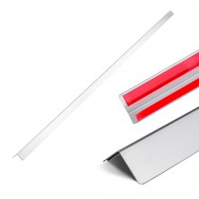 VEVOR Kantenschutz für Wand, 38 x 38 x 2436 mm, 10er-Pack Winkelprofil, Eckenschutz aus Edelstahl, Wandschutz, mit 3M Klebeband, 90-Grad-Winkel,ideal für Zuhause, Büro & öffentliche Räume