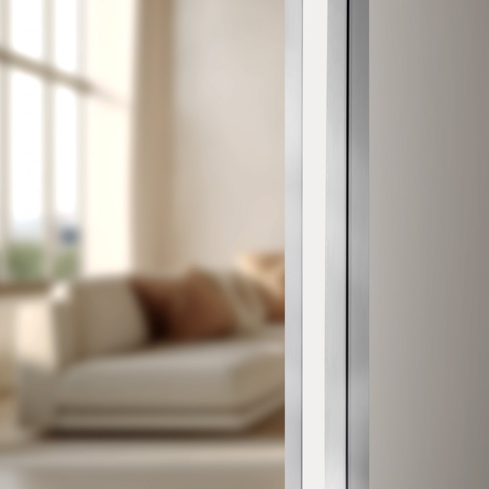 VEVOR Kantenschutz für Wand, aus Aluminiumlegierung, 50x50x1217 mm, 12er-Pack Eckenschutz im 90-Grad-Winkel in L-Form, mit 3M Klebeband, ideal für Zuhause, Büro & öffentliche Räume