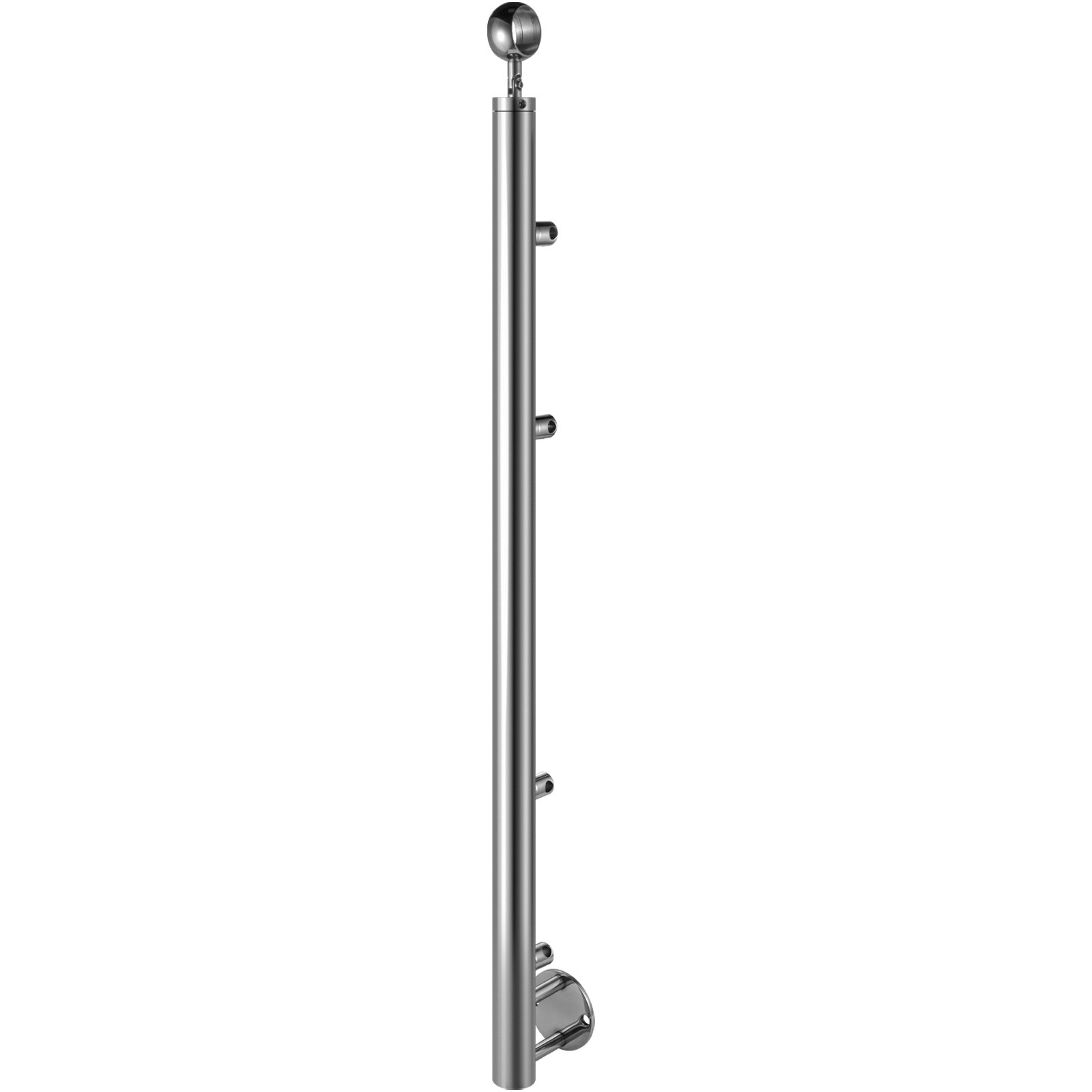 Vevor Geländerpfosten Edelstahl Pfosten Treppengeländer 110cm Mit 5 Querstangen