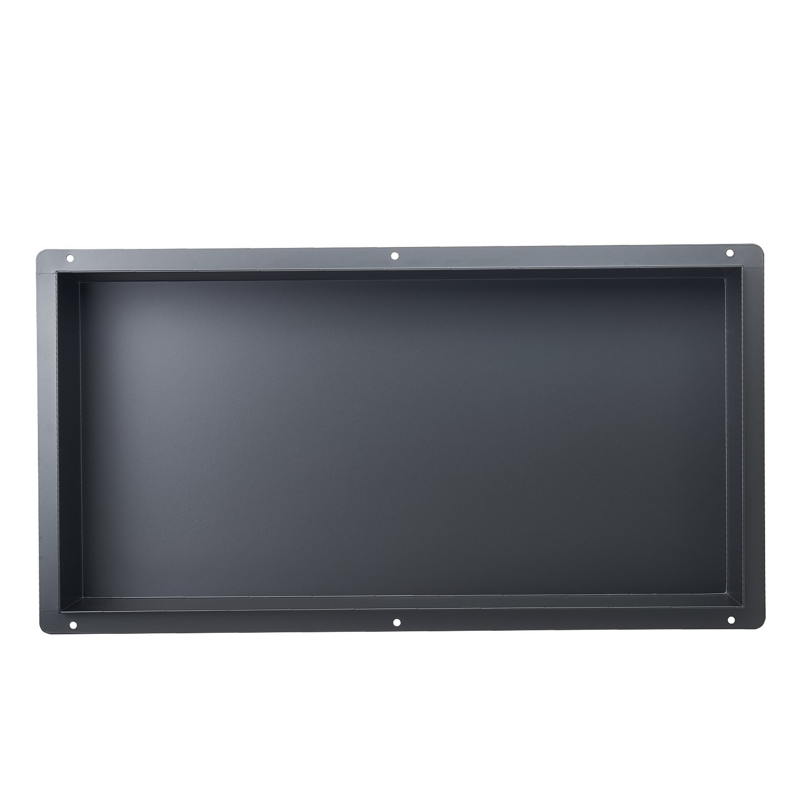 VEVOR Duschnische, 10,16x33,02x63,5 cm, rahmenlose Wandnische, Shampoo-Aufbewahrungs-Organizer aus Edelstahl, langlebig und einfach zu installieren, schwarz für Badezimmer