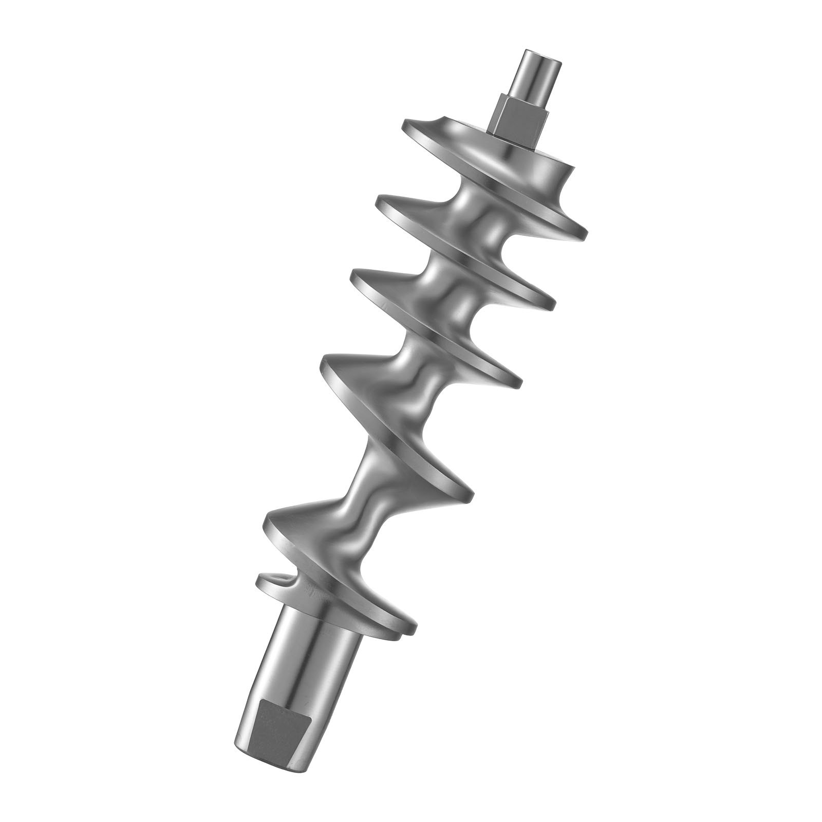 VEVOR Manuelle Fleischwolf Hand Fleischwolf 304 Edelstahl, 4,5 & 8 mm Schneidplatten Fleischwolf Manuelle Fleischmaschine mit Wurstrohr, Geeignet für Fleisch Gemüse Schleifen und Wurstfüllung Silber