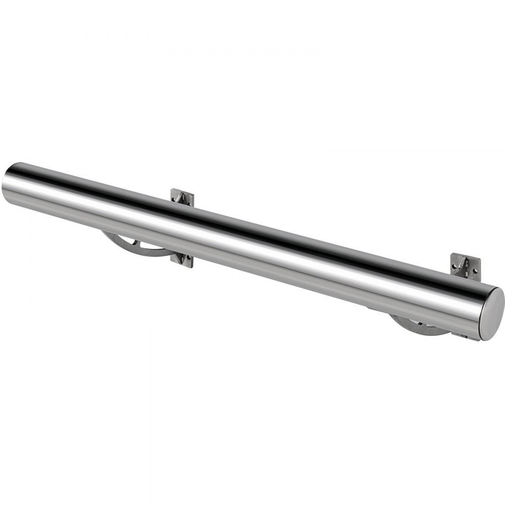 Fußstütze Bar foot rail Set 2 Fuß 0,6 m aus Edelstahl Wandmontage Fußauflage Fußraste für Pubs Bars Restaurants, usw.