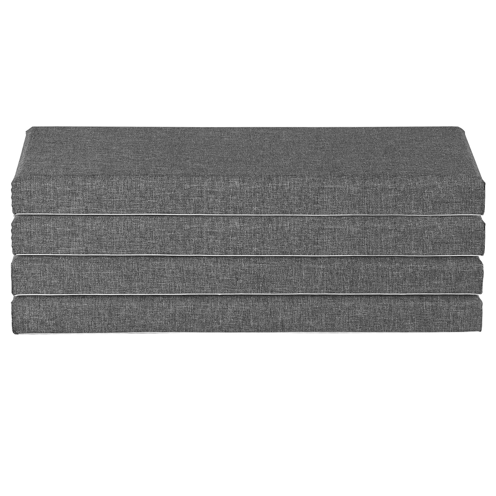 VEVOR Akustikpaneele, 4 Stück, 600x300x50 mm, Fiberglas, schallabsorbierende Platten, selbstklebende, Akustik Wandpaneele, für Studios, Büros, Heimkinos, Konferenzräume, grau