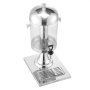 VEVOR Beverage Dispenser (1 x 8 L) for Parties, Juice Dispenser (made of stainless steel + polycarbonate) with drip-proof tap & base, Water Dispenser for Restaurants, Parties, Lemonade, Iced Tea Dispenser