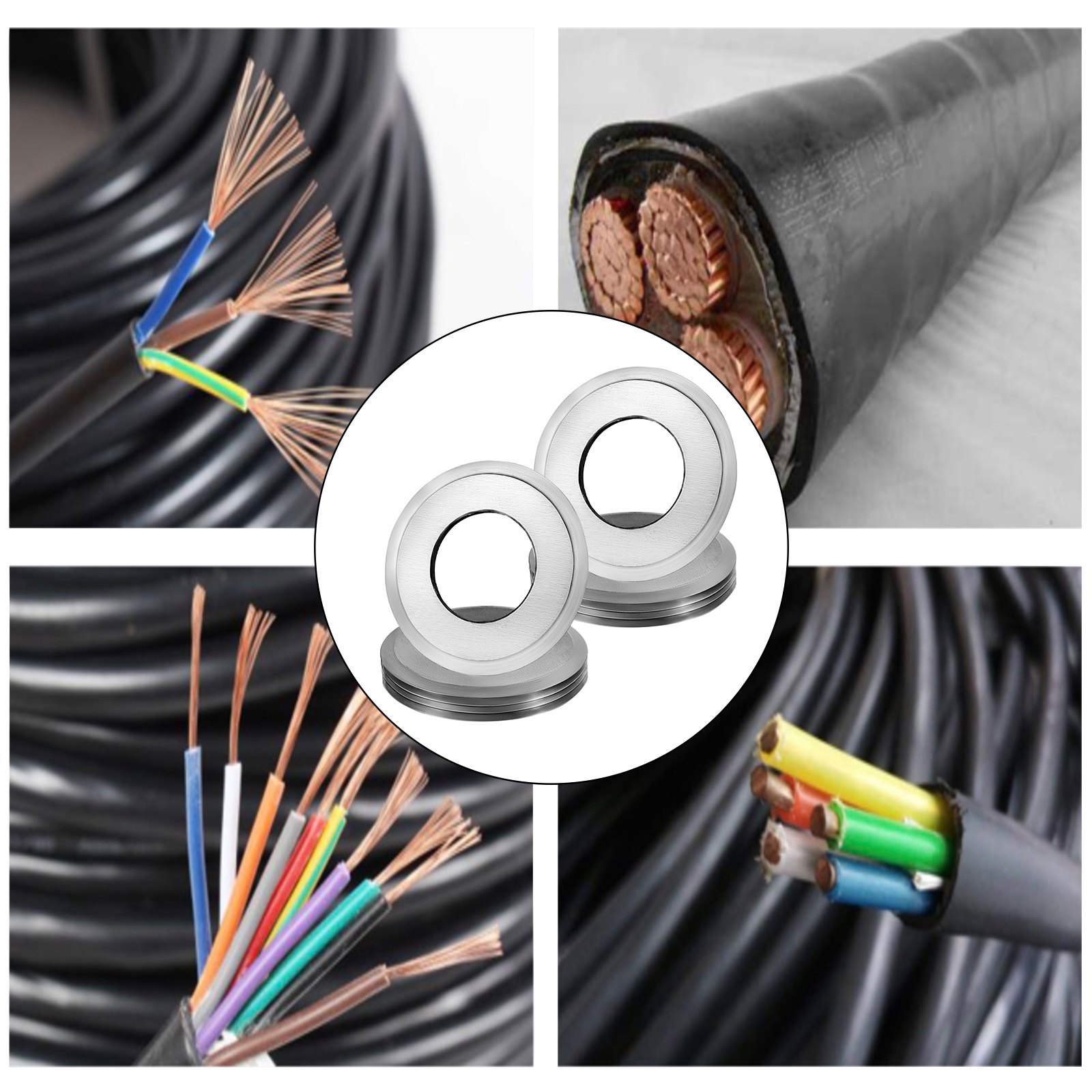 Vevor Abisoliermaschine Kabelschälmaschine Klingen-set 10 Kabelschäler Zubehör